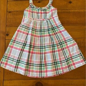 RAPLH LAUREN plaid summer dress size 4